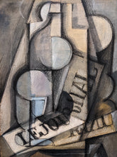 Charger l&#39;image dans la galerie, Albert COSTE (1895-1985) Composition cubiste circa 1950
