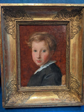 Charger l&#39;image dans la galerie, Jacques JOBBÉ-DUVAL (1854-1947) attribué à portrait enfant circa 1877
