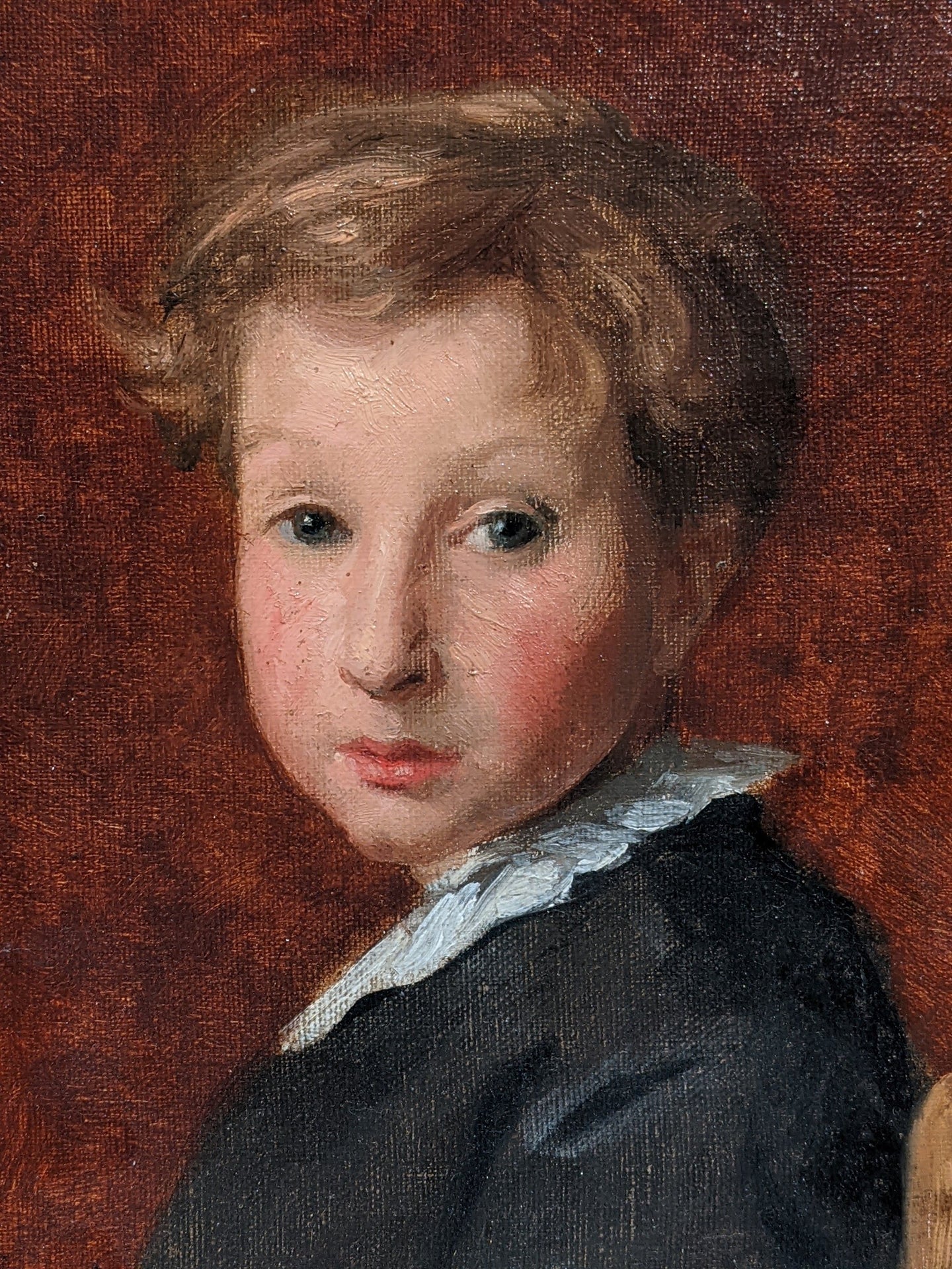 Jacques JOBBÉ-DUVAL (1854-1947) attribué à portrait enfant circa 1877