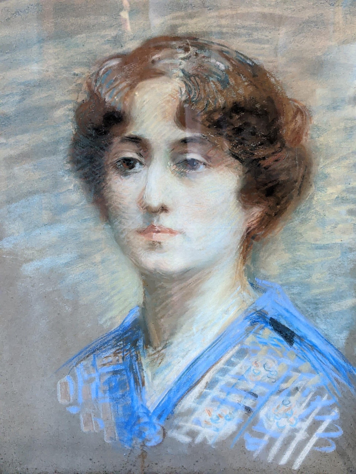 Portrait d’une jeune femme vers 1920