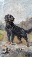 Charger l&#39;image dans la galerie, Chien debout avec gibier XIXe
