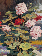 Charger l'image dans la galerie, Victor Lhomme (1870-1957) Géraniums et colombes 1926
