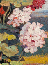 Charger l'image dans la galerie, Victor Lhomme (1870-1957) Géraniums et colombes 1926
