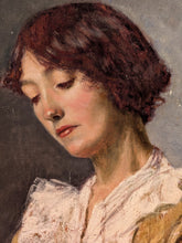 Charger l'image dans la galerie, École française Portrait femme vers 1920/30
