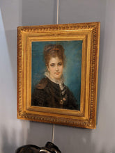 Charger l&#39;image dans la galerie, Pierre Adolphe HUAS (1838-1900) portrait d’une femme 1875
