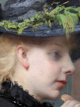 Charger l&#39;image dans la galerie, Jean Antoine Denis CAUCAUNIER (1854-1916) Jeune femme au boudoir circa 1880
