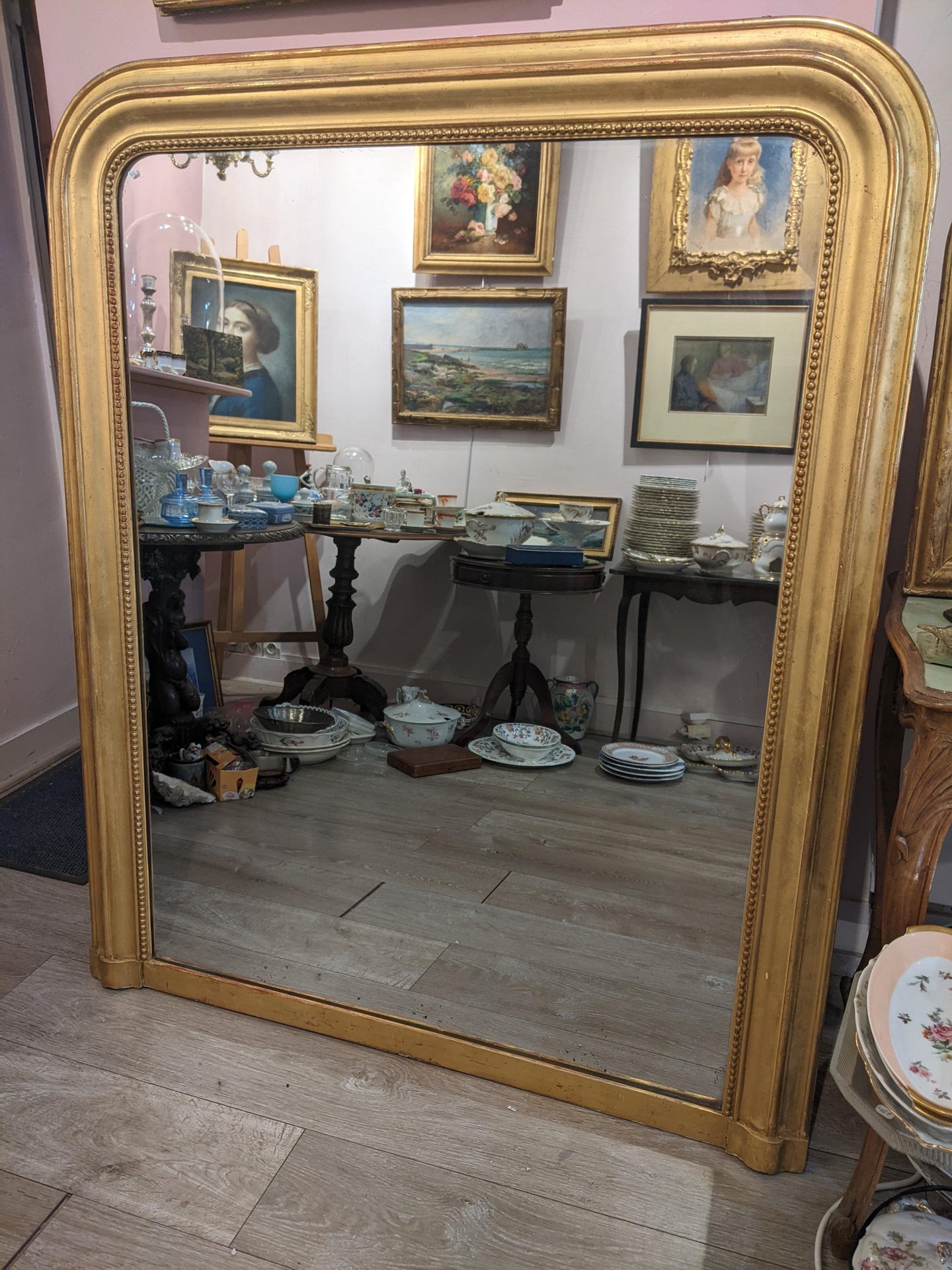 Miroir de cheminée époque XIXe