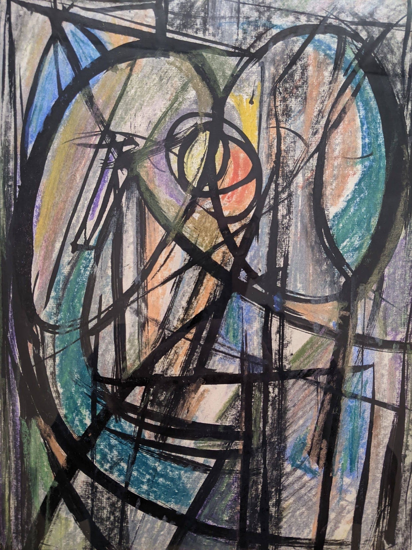Jean-Claude LIBERT (1917-1995) abstraction circa 1950