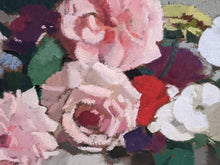 Charger l&#39;image dans la galerie, Lucien Victor Guirand De Scevola (1871-1950) Roses en bouquet vers 1940
