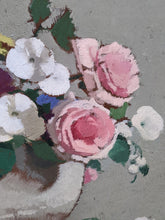 Charger l&#39;image dans la galerie, Lucien Victor Guirand De Scevola (1871-1950) Roses en bouquet vers 1940
