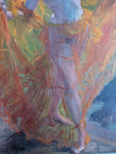 Charger l'image dans la galerie, Claudio Castelucho y Diana (1870-1927) Femme dansant avec voile jaune

