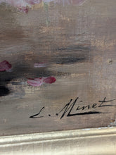 Charger l'image dans la galerie, Émile-Louis Minet (1841-1923) bouquet de fleurs fin XIXe
