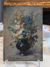 Charger l'image dans la galerie, Paire de panneaux fleurs datés 1883 signé Coste

