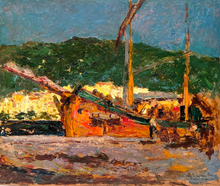 Charger l'image dans la galerie, Charles DAGNAC-RIVIÈRE (1864-1945) le port de Bastia 1932
