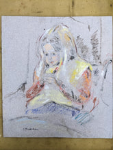 Charger l&#39;image dans la galerie, Sigurd FREDRIKSEN (1907-1986) portrait fillette circa 1970
