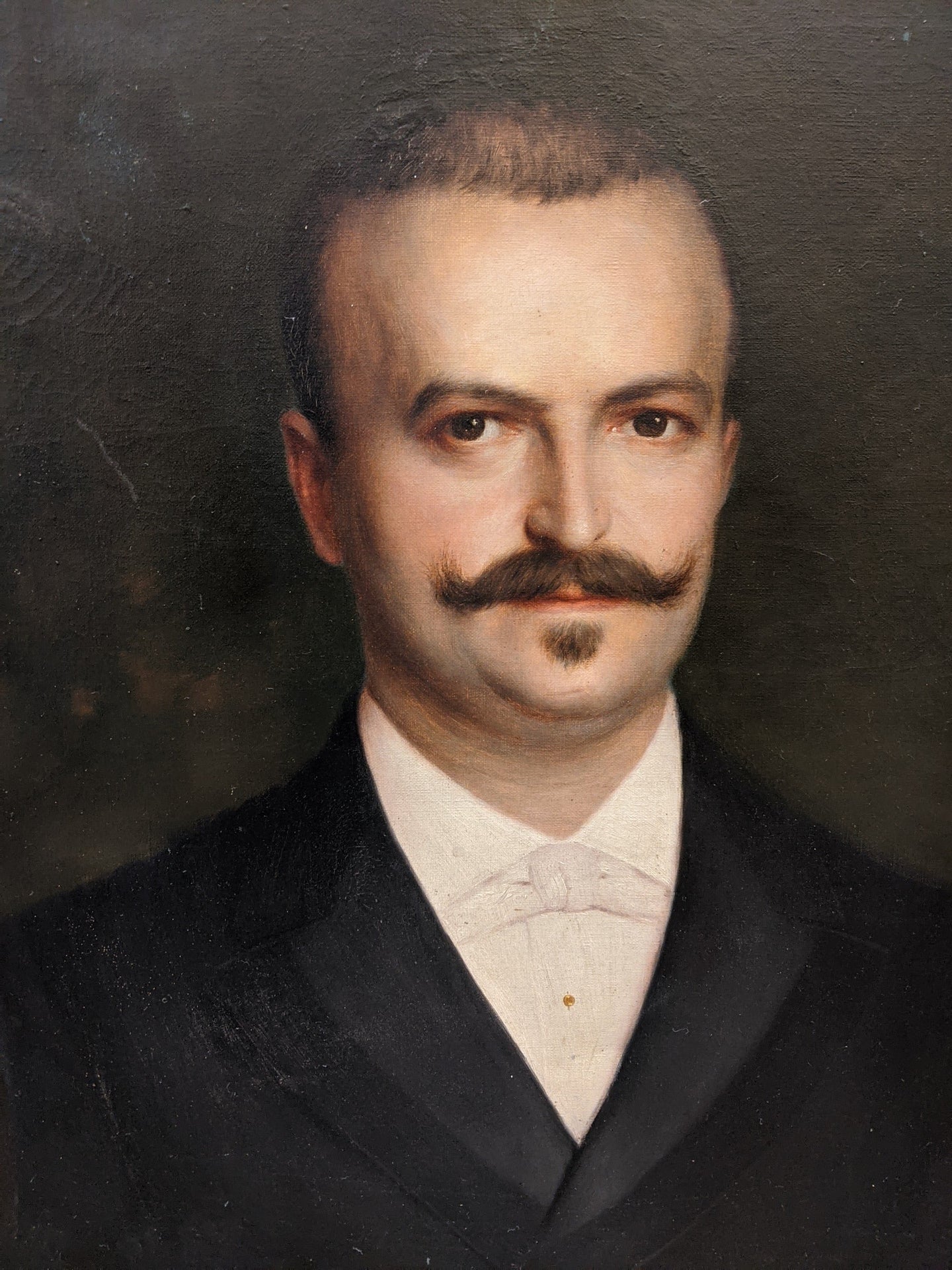 Portrait d'un jeune homme d'affaires avec une moustache et des lunettes rendu 3D | Image générée Portrait d'un jeune homme d'affaires avec une moustache et des lunettes rendu 3D | Image générée