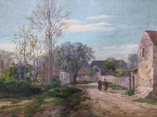Charger l&#39;image dans la galerie, Alfred DELSUC (1859-?) village animée les Sables-d’Olonne XIXe
