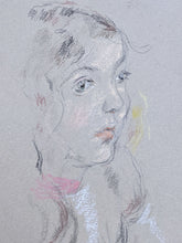 Charger l&#39;image dans la galerie, Sigurd FREDRIKSEN (1907-1986) portrait jeune fille circa 1970
