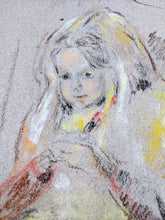 Charger l&#39;image dans la galerie, Sigurd FREDRIKSEN (1907-1986) portrait fillette circa 1970
